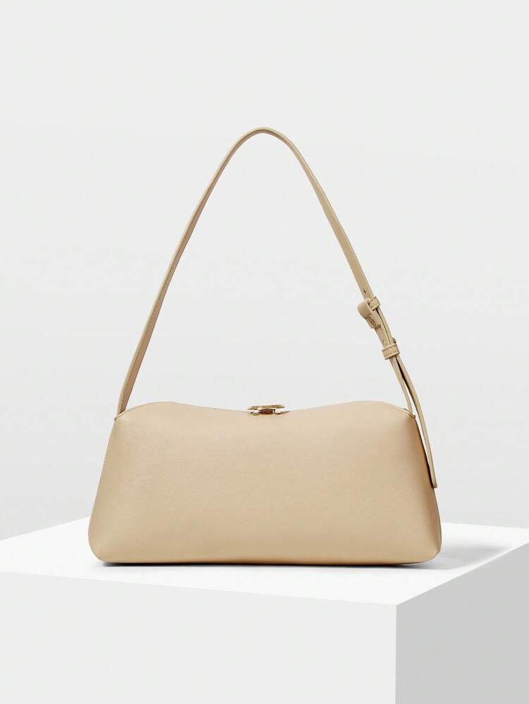 Borsa a spalla in pelle PU con chiusura a bacio