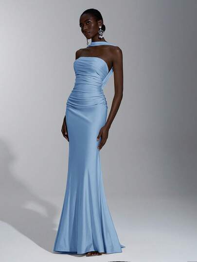 boho dress belt ZAPAKASA Women White Long Wedding with A Line V-Neck Long Sleeves Wedding Reception Dress with Lace Designed as a boho bridal shower dresses bride Color:Scarlet material: chiffon