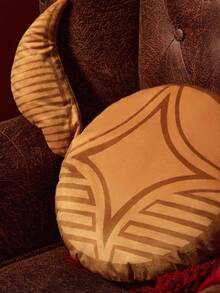 HARRY POTTER X SHEIN 1 chiếc gối trang trí bằng vải nhung hình quả bóng vàng Golden Snitch, chất liệu mềm mại, in chất lượng cao, thích hợp để trang trí nhà cửa, ghế sofa, phòng khách, ô tô, văn phòng, v.v. - Vàng - Xem 6