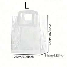 10/5/1件-透明加厚PVC礼品袋、结婚糖果盒手提袋、礼品纪念品袋、午餐袋、圣诞礼品袋。 - 彩色 - 查看 19