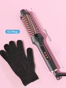 Teckwe 38mm Thermal Brush,Hair Curling Brush,Volumizing Hot Brush Hair Root Volume & Loose Curls,Ionic Straightening Brush,Newly Upgraded Composite Comb Teeth,Negative Ion Function,Hair Care Without Damaging Hair,Fast Heating Thermal Brush Suitable For Hair Salons,Families And Travel - EU Plug