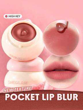 SHEGLAM Bounce Putty Pocket Lip Pot-High Key Lip Combo Brand Beauty Makeup Face Paint Cosmetic For Women Girls Perfect For Winter Ideal For Y2K Fancy Fashion Suitable For Birthday Gift Party Ready Best Color