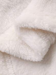 DAZY 2 peças/Conjunto Pijama de Menina Bebê com Top de Manga Longa de Gola Redonda Confortável Estilo Coreano e Calça Xadrez Larga, Roupas de Inverno para Meninas Pequenas - Azul - Visão 6