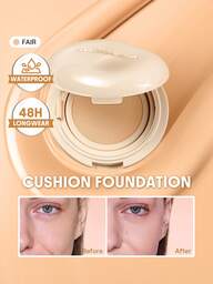 SHEGLAM Lock & Go Long-Lasting Base Cushion-Fair Marca Belleza Maquillaje Maquullaje Cosmética para Mujeres Niñas Perfecto para Invierno Ideal para Y2K Elegante Moda Adecuado para Cumpleaños Regalo Fiesta Listo Mejor Color