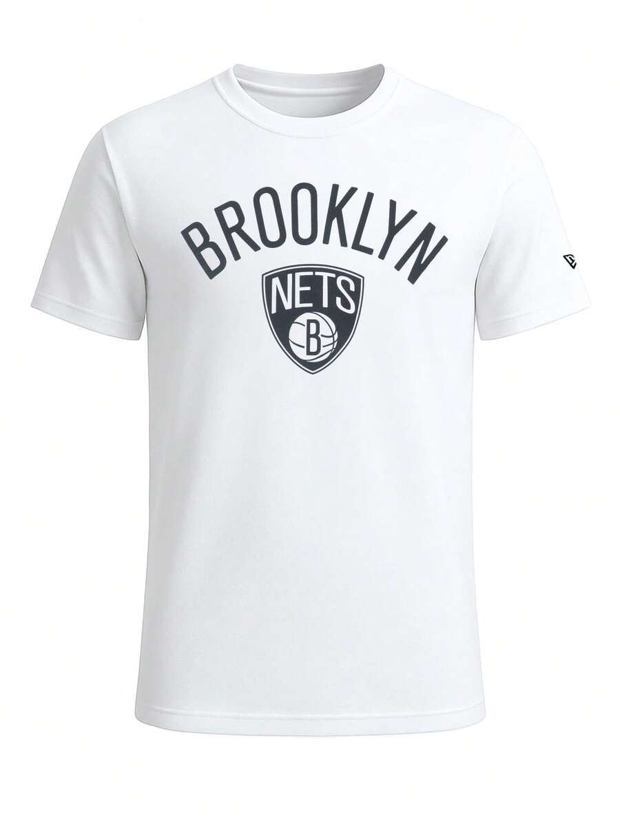 Brooklyn Nets Men's T-Shirts White - White and Black - View 1