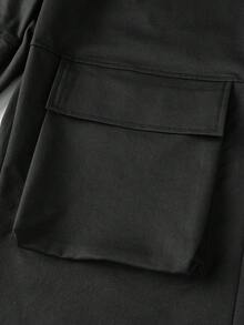 Casual Quần ống rộng thời trang đường phố cho nam, dành cho mùa thu - màu đen - Xem 5