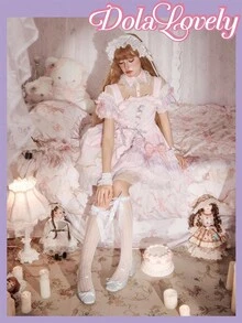 Dola Lovely Tacones altos con decoración de lazo para mujer