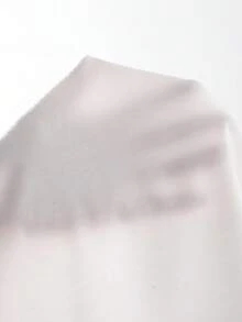 SHEIN 女式夏季花卉刺绣圆领T恤 - 白色 - 查看 6