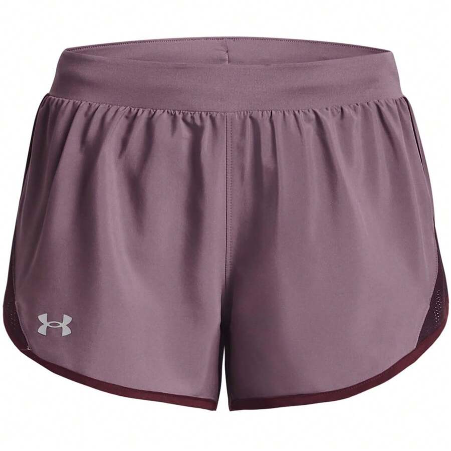 Under Armour Women's Sports Shorts Misty Purple - 酒紅色 - 查看 1