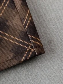 Franclia 女士时尚格子图案拉链迷你裙 - 彩色 - 查看 6