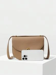 MOTF PREMIUM WOMEN'S COMMUTE SIMPLE FASHION FLAP BAG - Maroon - View 4