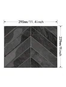 SHEIN 10/20片 11.4英寸 X 9英寸 可剥离粘贴壁纸 - 3D软凝胶可剥离粘贴柔性防水瓷砖，适用于厨房、浴室、易清洁墙面和淋浴房瓷砖。家居装饰，节日装饰。房间装饰 墙面装饰 浴室装饰 卧室装饰 房间装饰用品 客厅装饰 家居装饰 客厅墙纸 墙贴 墙贴 - 彩色 - 查看 3