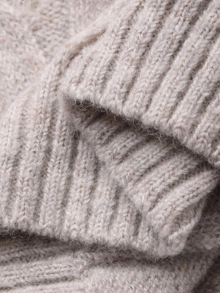 Baby Boys' Crew Neck Cable Knit Twist Casual Long Sleeve Sweater, Korean Style Fall,Winter