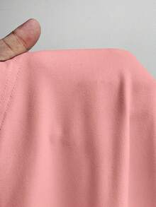 Maweii Plus Size V-Neck Ruched Waist Short Sleeve Dress - Dusty Pink - View 6