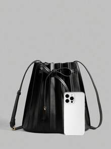 Ontre Ladies' Single Shoulder Bag - Black - View 4