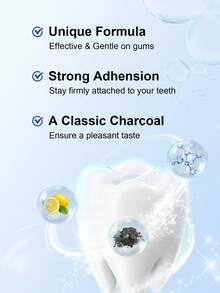 Slow Sunday Charcoal Teeth Whitening  Strips, Get Rid Of  Smoke Stains, Coffee Stains, Tea Stains, Keep Your Mouth Clean And White, Good Gift For Holiday, Party, Travel, Outdoor Activity, For Valentine'S Day, Valentines Gift, Suitable For Spring Personal Care