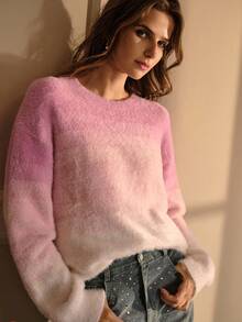 MOTF PREMIUM OMBRE PULLOVER SWEATER - Multicolor - View 7