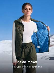 In My Nature Vestes matelassées pour femmes, doudounes, gilets matelassés, manteaux d'hiver, vestes d'hiver épaisses et chaudes, gilet d'hiver, veste décontractée et de plein air pour femmes, veste de randonnée pour femmes, veste décontractée, manteaux thermiques, veste d'automne-hiver, veste épaisse GARDEZ VOUS AU CHAUD, manteaux d'hiver pour femmes, veste et gilet de sport