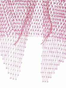 EgrlEra 女士水钻渔网短款上衣，适合酒吧、派对、音乐节 - 淺粉色 - 查看 4