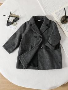 SHEIN 婴幼儿男童针织休闲装，面料舒适，适合室内外穿着，秋冬季