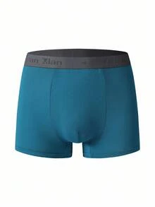 Manfinity Underwear&Sleepwear Basics 5pcs/Pack Plus Size Men's Boxer Briefs