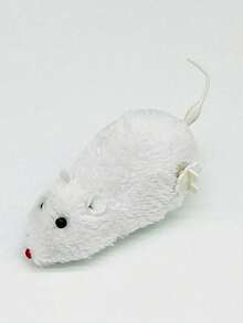 Zazumi 猫玩具发条老鼠造型玩具老鼠猫玩具上链赛车老鼠小猫毛绒玩具宠物猫户外小猫玩耍