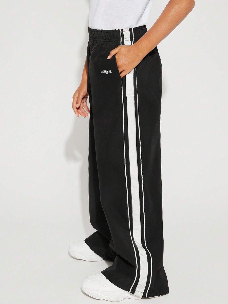 Radiana Tween Fete Toamna/Iarna Athleisure Keep Warm Gri Sportwear Pantaloni largi pentru întoarcerea la școală