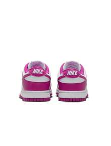 DUNK Women's Sneakers White/Hot Fuchsia DD1873-110 - White/Hot Fuchsia - View 4
