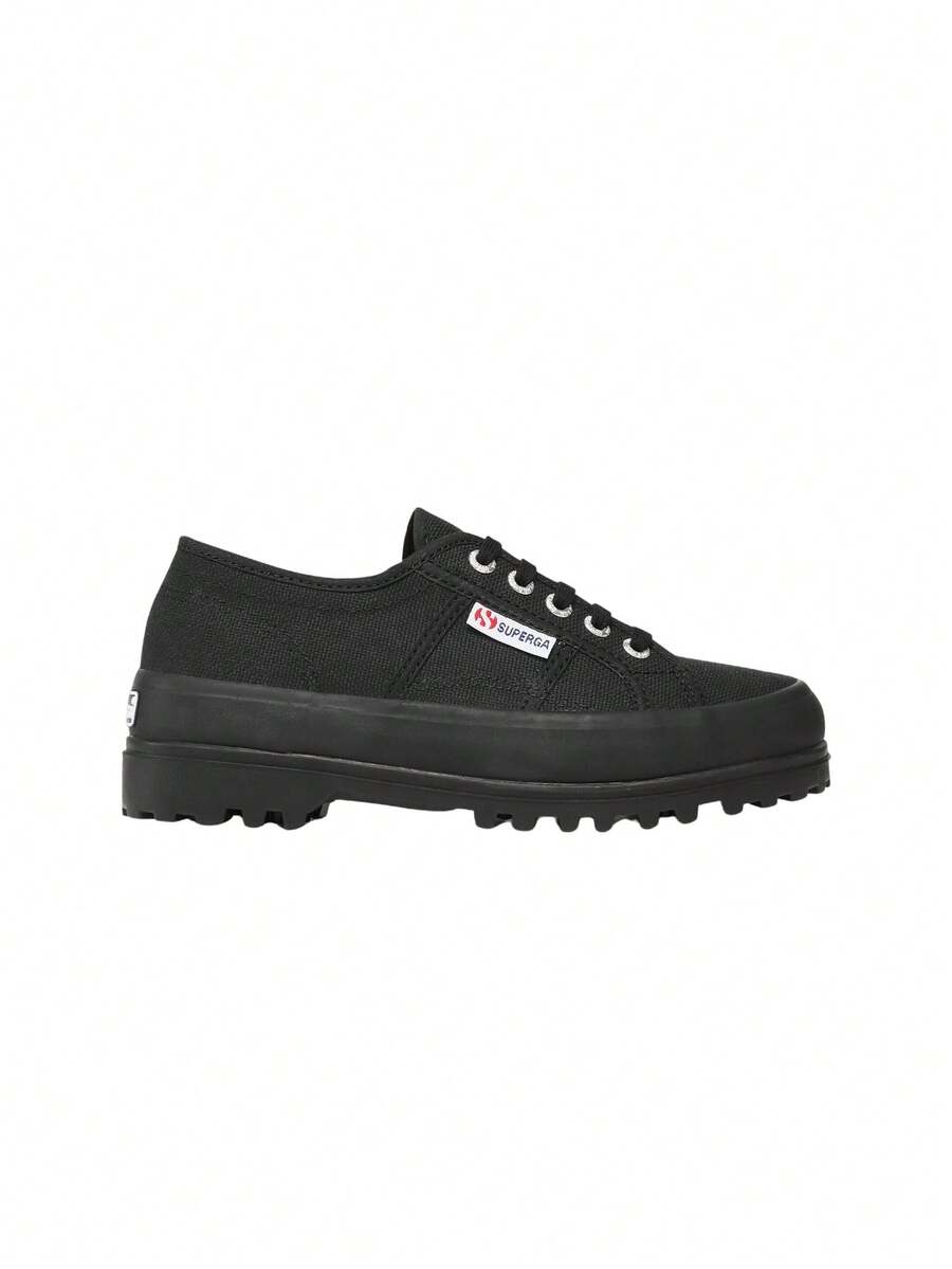 Superga 2555 Alpina Women Sports Casual Shoes Black SOOF4BO - Black - View 1
