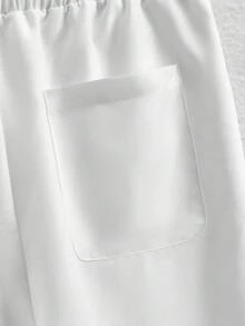 HIMLAND 2pcs/Set Men's Casual V-Neck Mandarin Collar Short Sleeve Shirt Set Men Linen Set Men Casual Sets Europe Summer Outfits For Men Set Men Shirt Co Ords Khaki Men Set