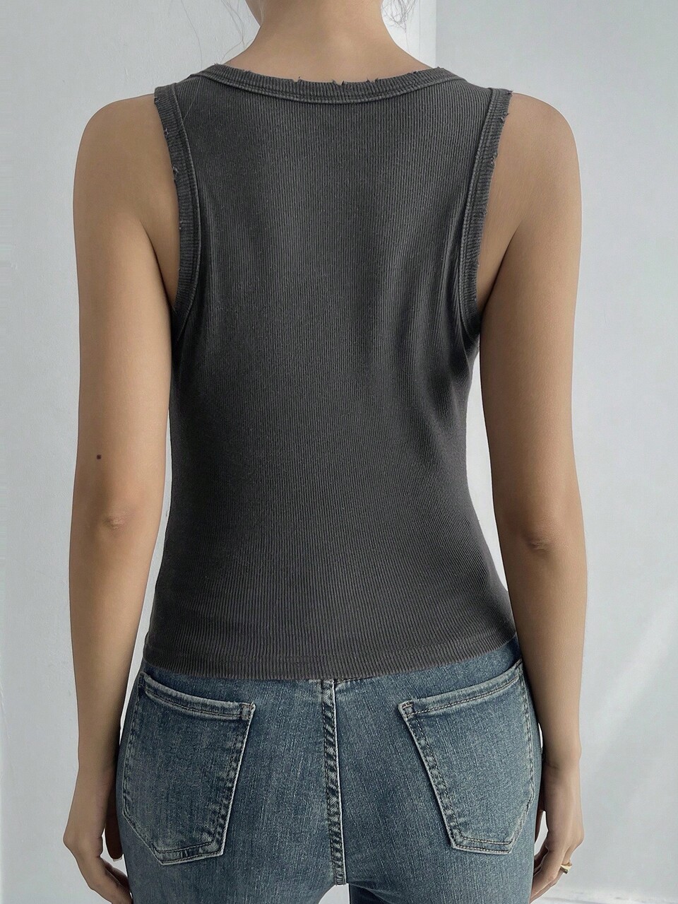 Women's Slim Fit Solid Color Camisole, Autumn/Winter