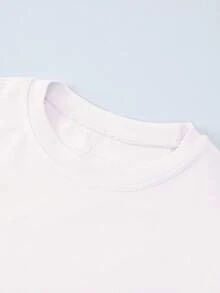 INAWLY Kaos Wanita Lengan Panjang Warna Beige Polos Model Kerah Bulat Pas Badan untuk Musim Gugur - Krem - View 4