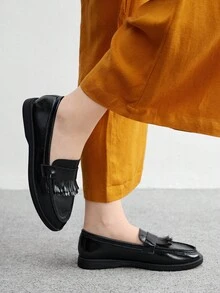 CUCCOO BIZCHIC 女士休闲一脚蹬平底运动鞋 - 黑色 - 查看 5