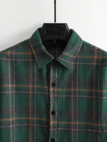 Manfinity Homme 男士格子印花衬衫（不含T恤），秋季长袖上衣