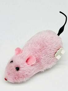 Zazumi 猫玩具发条老鼠造型玩具老鼠猫玩具上链赛车老鼠小猫毛绒玩具宠物猫户外小猫玩耍