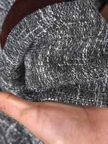 Rusticease 女士优雅圆领长袖单排扣夹克，秋季 - 彩色 - 查看 7