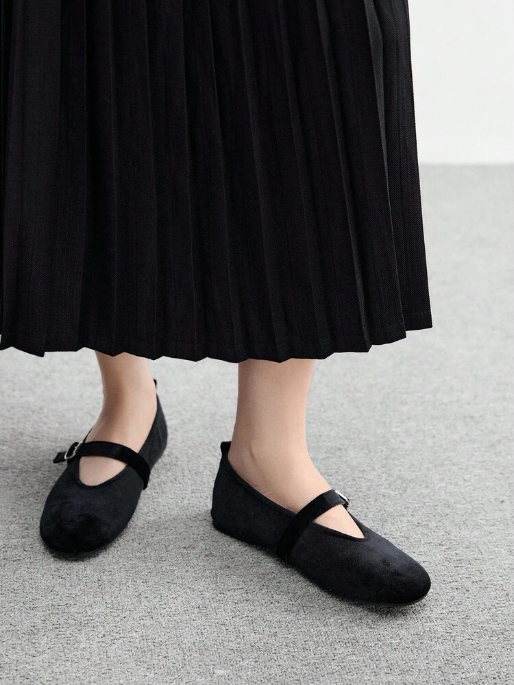 CUCCOO BIZCHIC Women's Casual Versatile Flat Loafers, Black Shoes