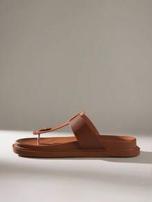 Solecia صنادل نسائية مسطحة، أحذية عطلة عصرية متعددة الاستخدامات سهلة الارتداء