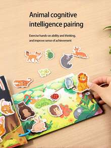 Quiet Book No Cut Alphabet Numbers Learning Toys Early Education Sensory Play Activity For Teens Stress Relief Fidget Toy Party Favor Classroom Rewards Gifts - Multicolor - View 6