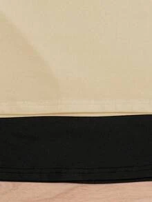 SHEIN 2件/套 男童哥特字体印花高领T恤 - 彩色 - 查看 4
