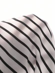 SHEIN 4件套男童休闲条纹骑士图案长袖T恤，基础款T恤，上衣套装，街头风，冬季，秋季，儿童服装，长袖秋季上衣