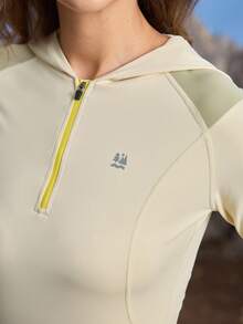 In My Nature Nature Hike 女士户外运动衫，高弹亲肤，秋冬款 - 黃色 - 查看 2