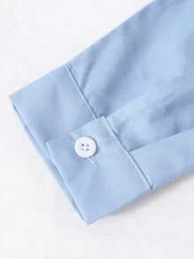 3 件套女童学院风毛衣、衬衫和百褶裙套装，适合返校季 - 灰色 - 查看 6