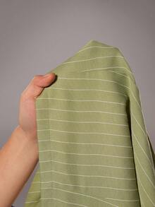 TRNVIE 春/夏季休閒條紋背心和長褲西裝套裝 - 綠色 - 查看 6