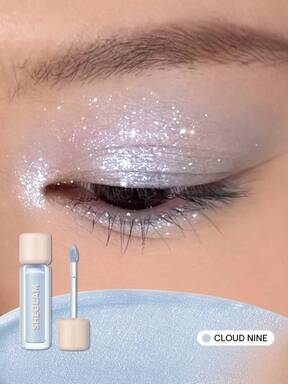SHEGLAM Airglow Eye Tint-Cloud Nine Brand Beauty Makeup Face Paint Cosmetic For Women Girls Perfect For Winter Ideal For Y2K Fancy Fashion Suitable For Birthday Gift Party Ready Best Color