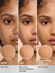 SHEGLAM Camera On Smooth & Blur Primer Brand Beauty Makeup Face Paint Cosmetic For Women Girls Perfect For Fall Winter Ideal For Y2K Fancy Fashion Suitable For Birthday Christmas Present Party Ready Best Color