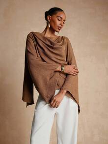 Vesra 优雅不对称裹身上衣