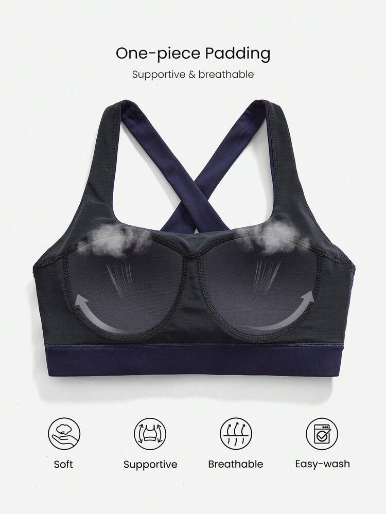 OptiDry Strappy Back Sports Bra Medium Impact