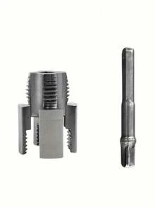 1PC 2 In 1 Pipe Threader Cutter Multifunctional Metal Plumbing Tool For DIY Enthusiasts Home Repair Must Have Efficient Durable