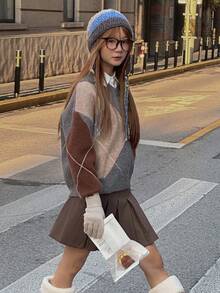 DAZY 青少年女孩毛衣，秋季 - 彩色 - 查看 3